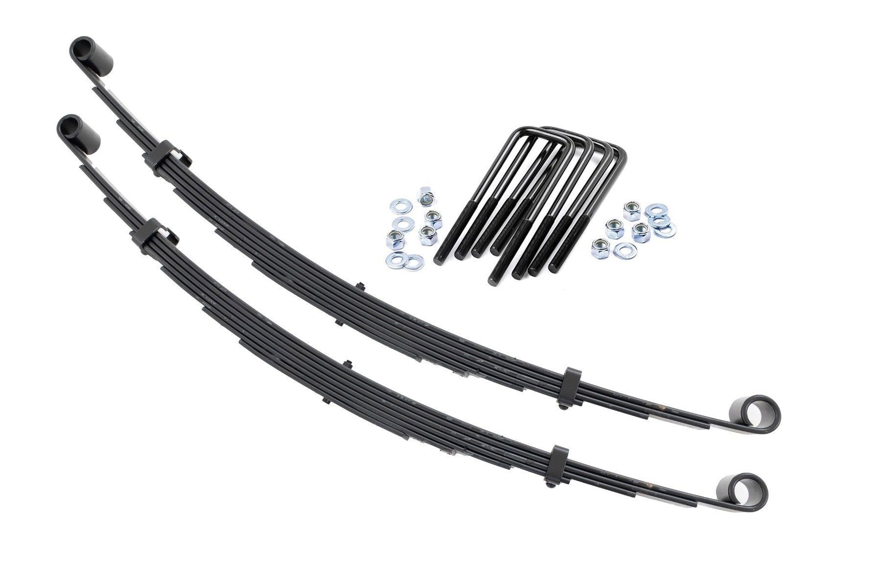 Front Leaf Springs | 4" Lift | Pair | Ford F-250 4WD (1977-1979) | 8013Kit