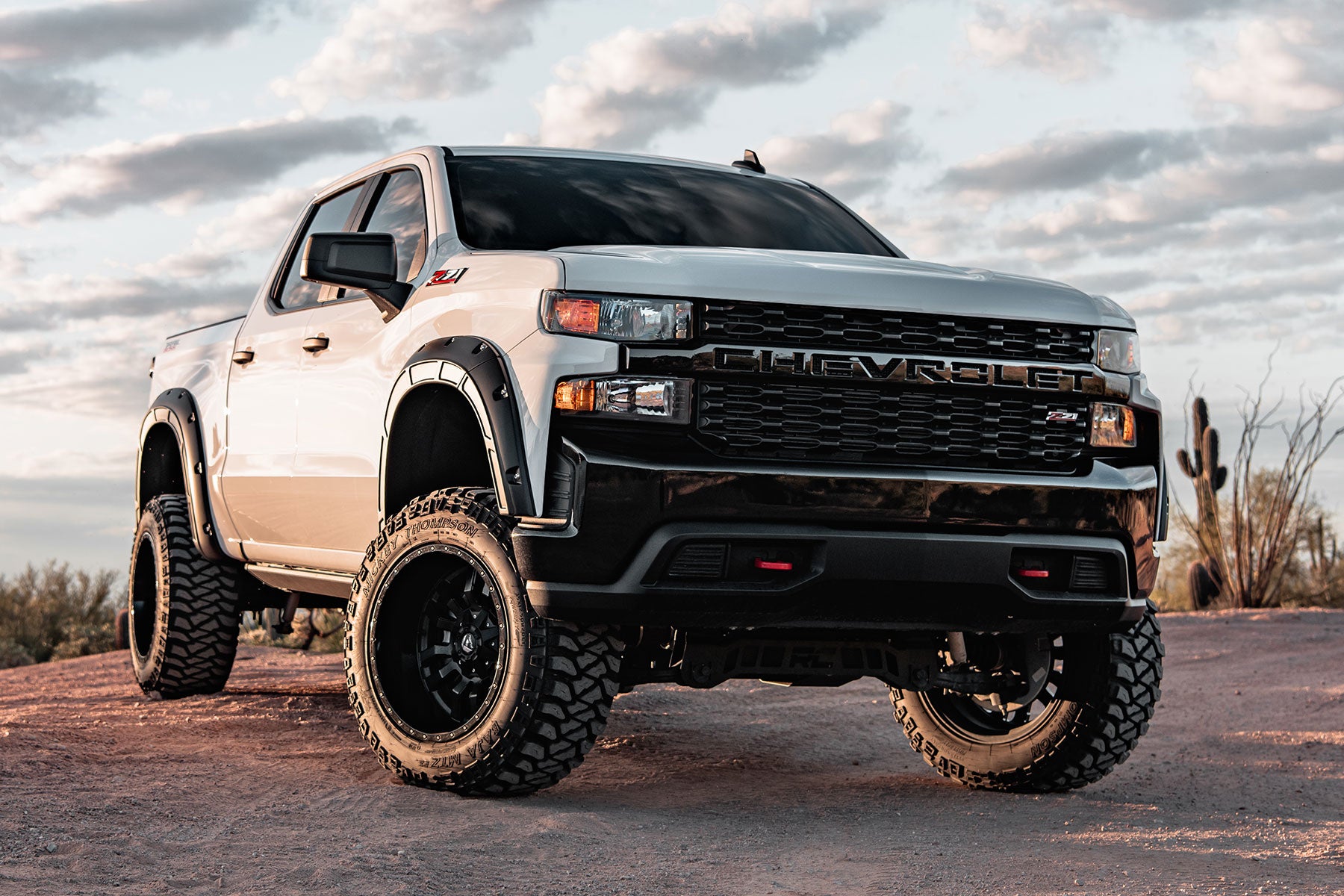 Fender Flares | Defender | Chevy Silverado 1500 2WD/4WD (2019-2025 & Classic) | A-C12211