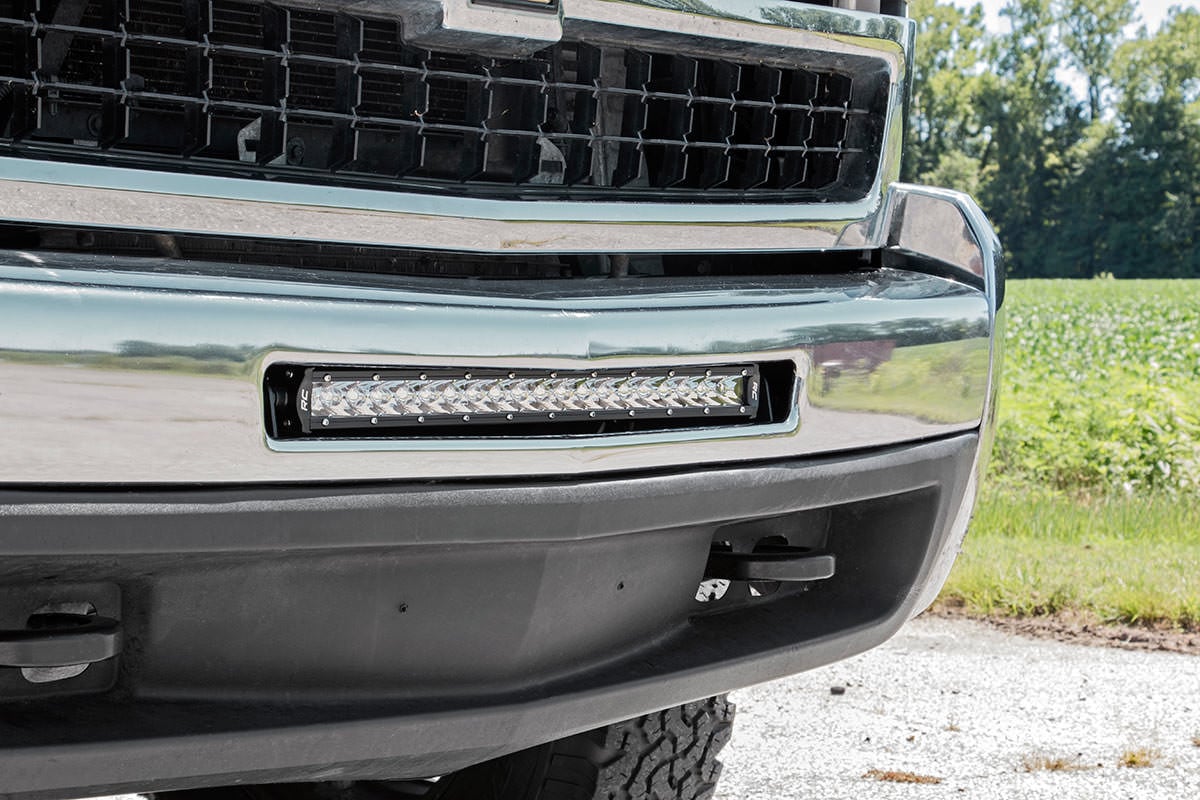 LED Light Mount | Bumper | 20" | Chevy Silverado 1500 (07-13)/Silverado 2500 HD (07-10)  | 70523