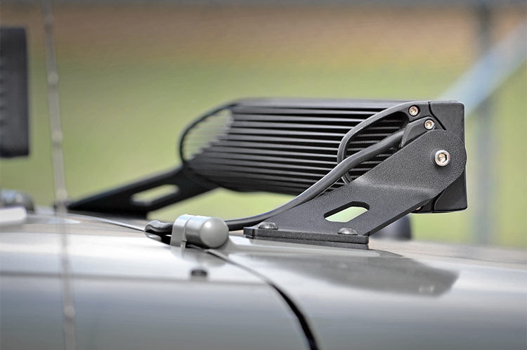 LED Light Mount | Hood | 20" | Jeep Wrangler JK/Wrangler Unlimited  (07-18) | 70533