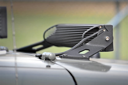 LED Light Mount | Hood | 20" | Jeep Wrangler JK/Wrangler Unlimited  (07-18) | 70533