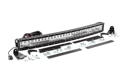 LED Light Kit | Behind Grille Mount | 30" Black Dual Row | White DRL | Chevy Silverado 1500 (14-15) | 70624