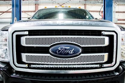 LED Light Kit | Grill | 30" Black Single Row | White DRL | Ford F-250/F-350 Super Duty (11-16) | 70530BLDRL