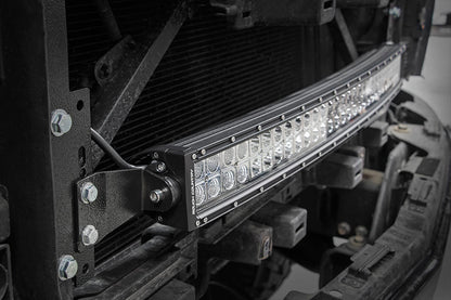 LED Light Kit | Behind Grille Mount | 30" Black Dual Row | White DRL | Chevy Silverado 1500 (14-15) | 70624