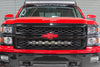 LED Light Kit | Behind Grille Mount | 30" Black Dual Row | White DRL | Chevy Silverado 1500 (14-15) | 70624