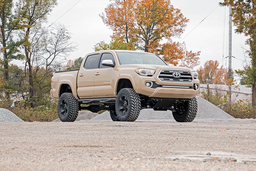 LED Light Kit | Lower Grille Mount | 30" Black Single Row | White DRL | Toyota Tacoma (16-23) | 70619BLDRL