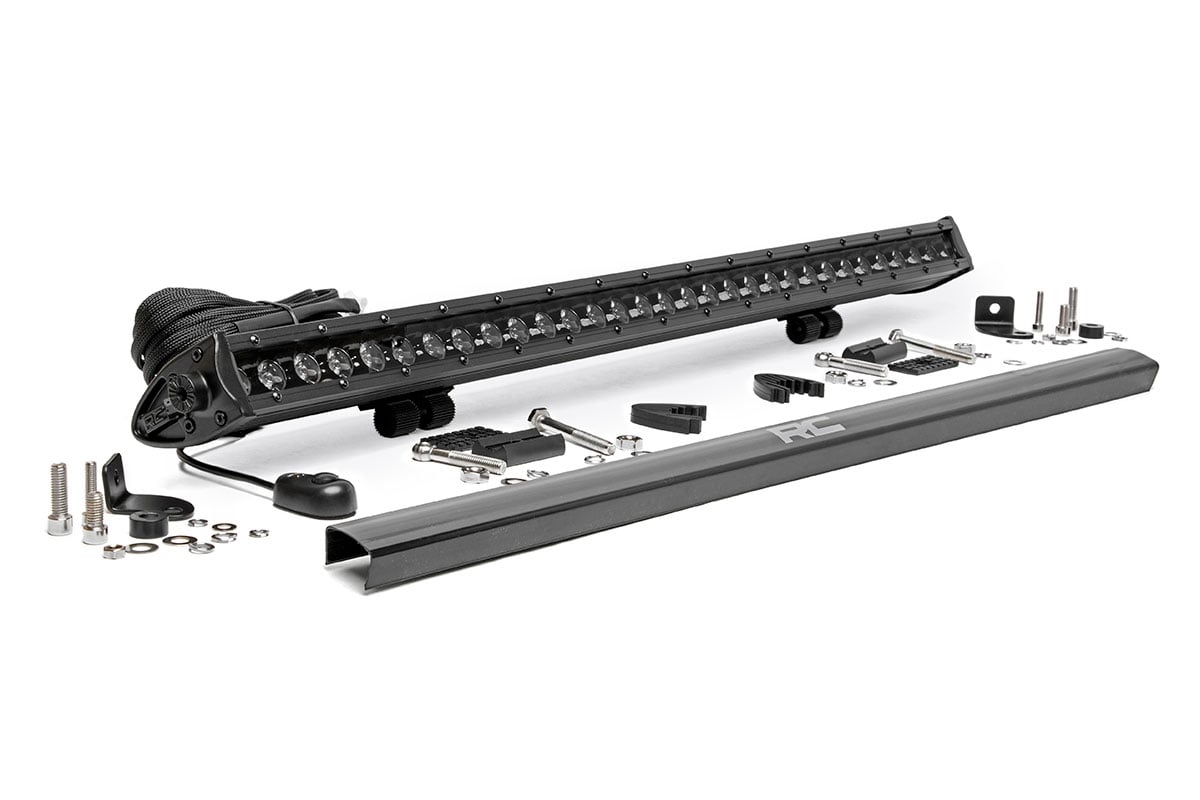 30 Inch Black Series LED Light Bar | Single Row | 70730BL