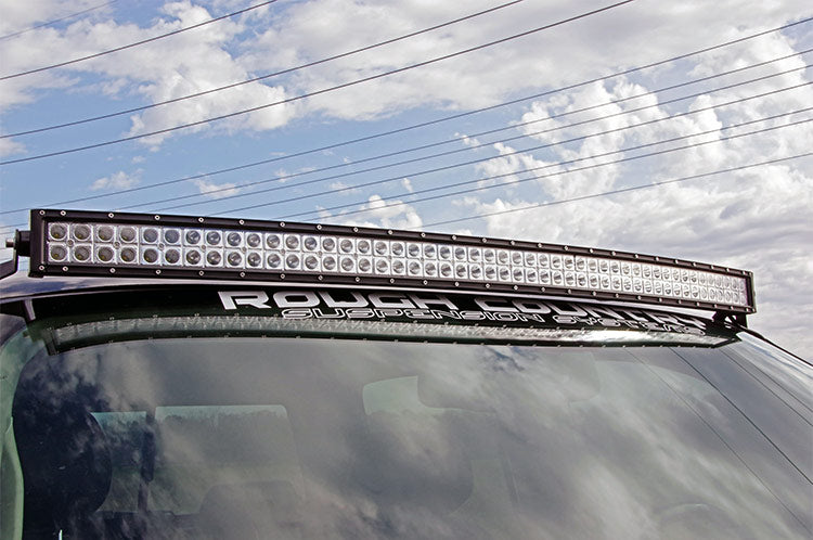 LED Light Mount | Upper Windshield | 50" Curved | Chevy/GMC 1500/1500 SUV/2500HD/3500HD (07-14) | 70507