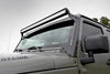 LED Light | Windshield Mnt | 50" Black Dual Row | White DRL | Jeep Wrangler JK (07-18) | 70504BLDRL