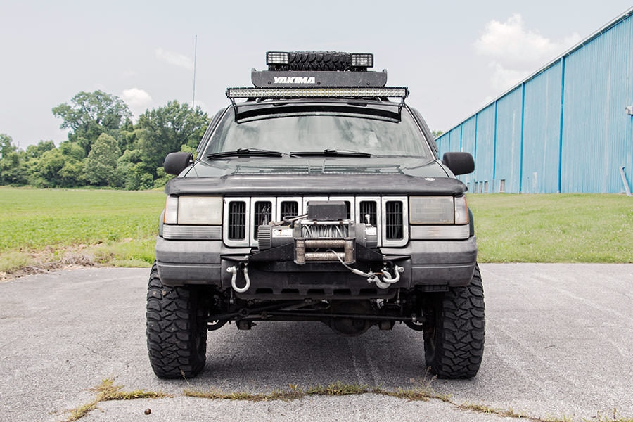LED Light Mount | Upper Windshield | 50" Curved | Jeep Grand Cherokee ZJ (93-98) | 70567