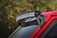 LED Light Mount | Upper Windshield | 50" Curved | Jeep Cherokee XJ (84-01) | 70517