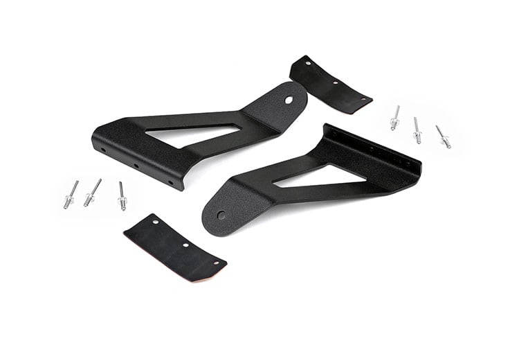 LED Light Mount | Upper Windshield | 50" Curved | Jeep Cherokee XJ (84-01) | 70517