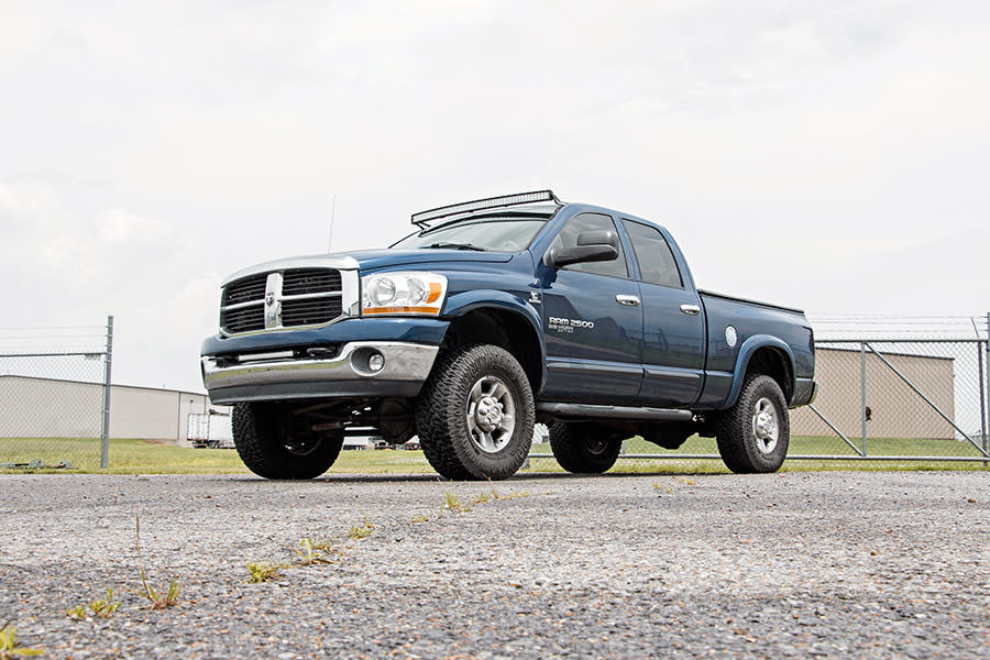 LED Light Mount | Upper Windshield | 54" Curved | Dodge 1500 2WD/4WD (02-08) | 70538