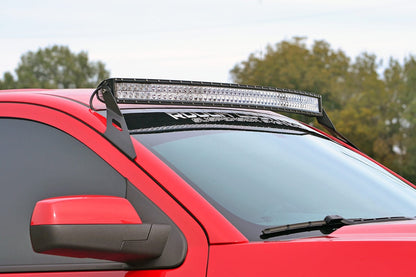 LED Light Mount | Upper Windshield | 54" Curved | Chevy/GMC 2500HD/3500HD (15-19) | 70514A