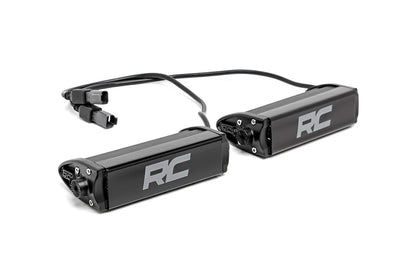 6 Inch Chrome Series LED Light Bar | Single Row | Pair | 70706