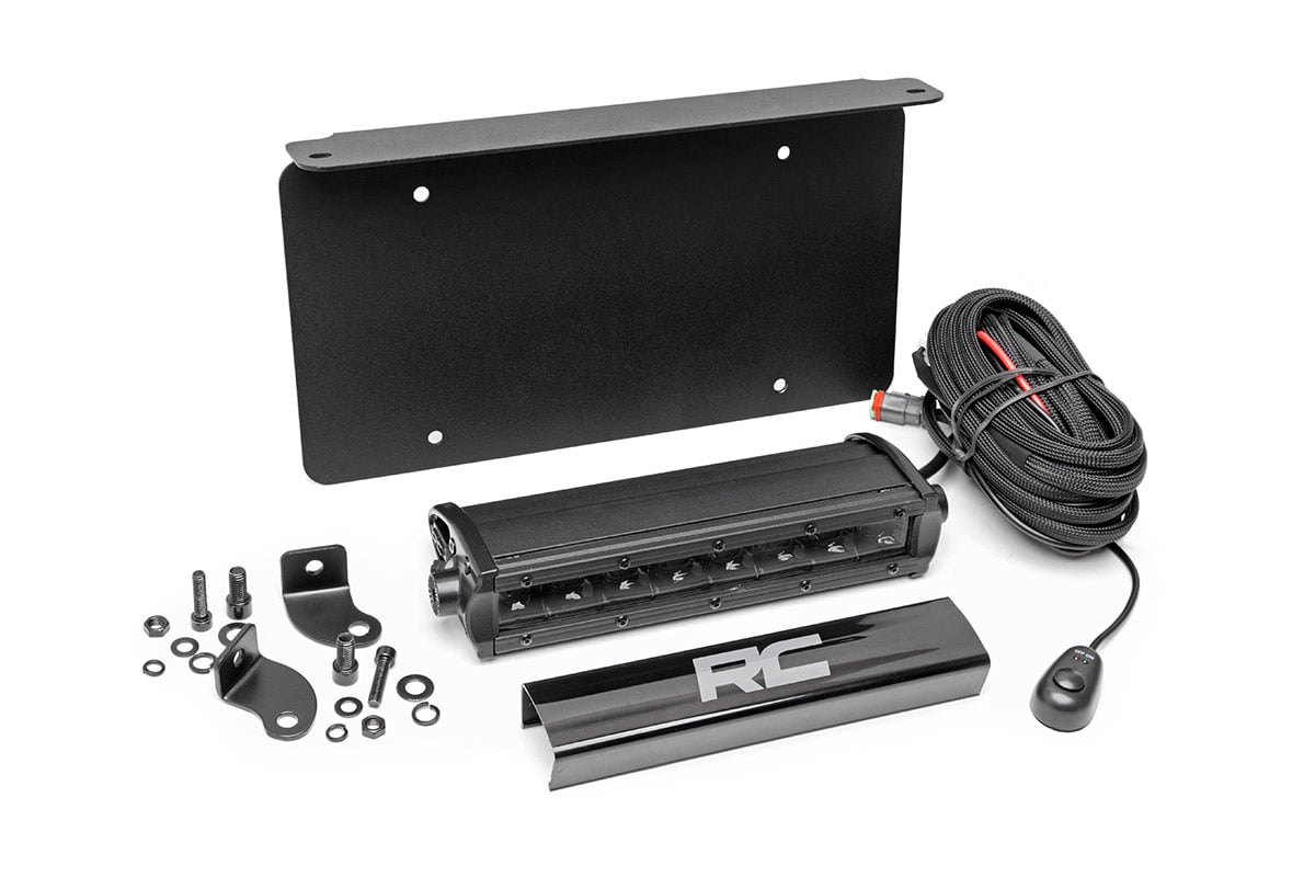 LED Light Kit | License Plate Mount | 8" Single Row Black Series | 70183
