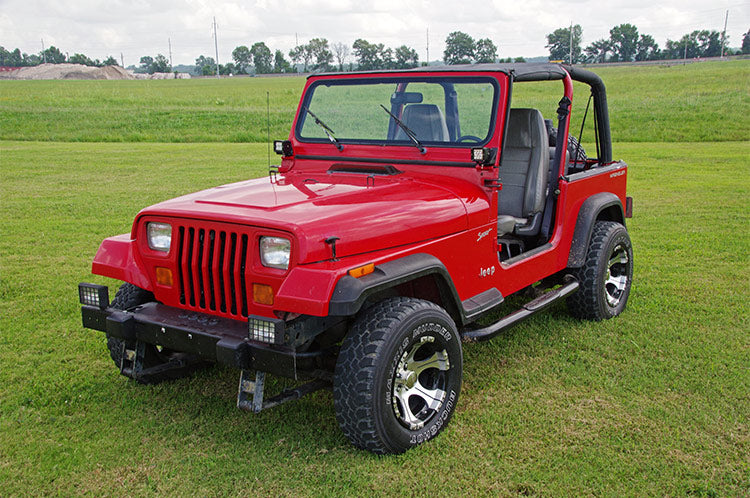 LED Light Mount | Lower Windshield | Pod Pair | Jeep Wrangler YJ 4WD (87-95) | 70510