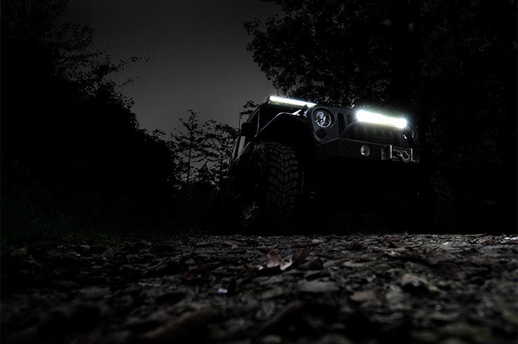 20 Inch Chrome Series LED Light Bar | Dual Row | Amber DRL | 70920DA