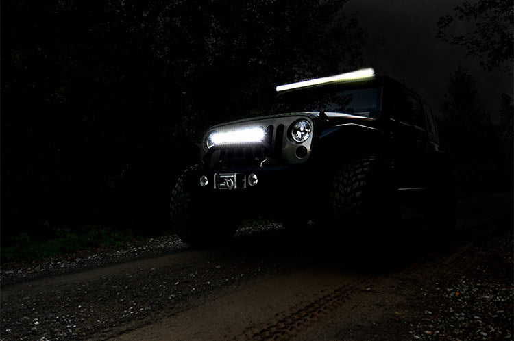 20 Inch Chrome Series LED Light Bar | Dual Row | Amber DRL | 70920DA