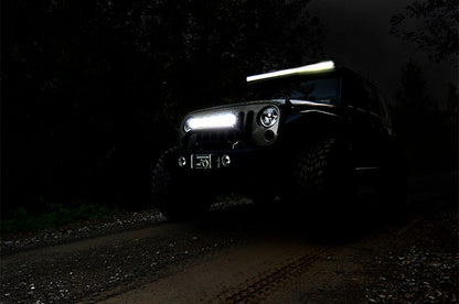 20 Inch Chrome Series LED Light Bar | Dual Row | Cool White DRL | 70920D