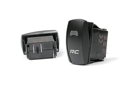 Rocker Switch | 2x1 with Logo | Blue Back Light | 709SW