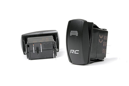 Rocker Switch | 2x1 with Logo | Blue Back Light | 709SW