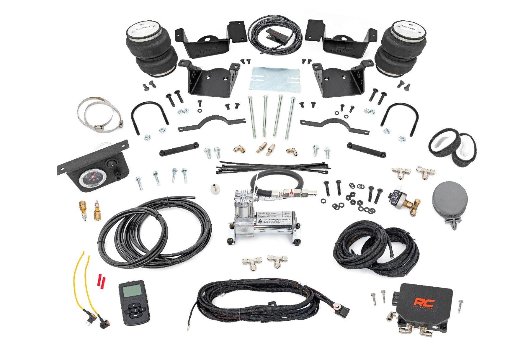 Air Spring Kit w/compressor | Wireless Controller | Chevy/GMC 2500HD/3500HD (20-25) | 10034WC