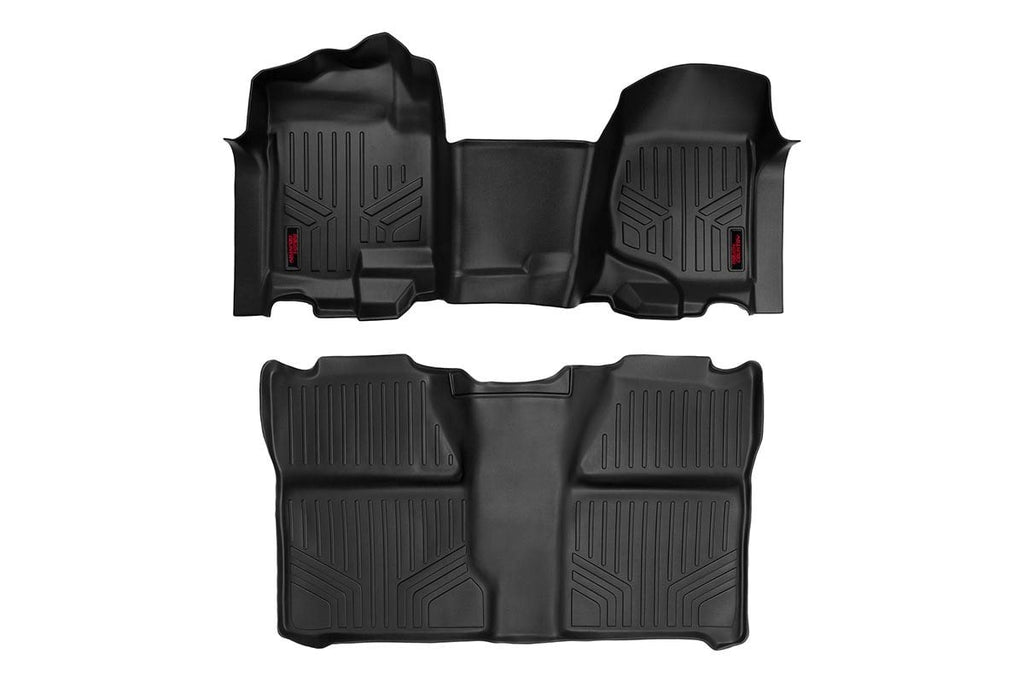 Floor Mats | FR & RR | OV Hump | Crew | Chevy/GMC 1500/2500HD (07-14) | M-21073
