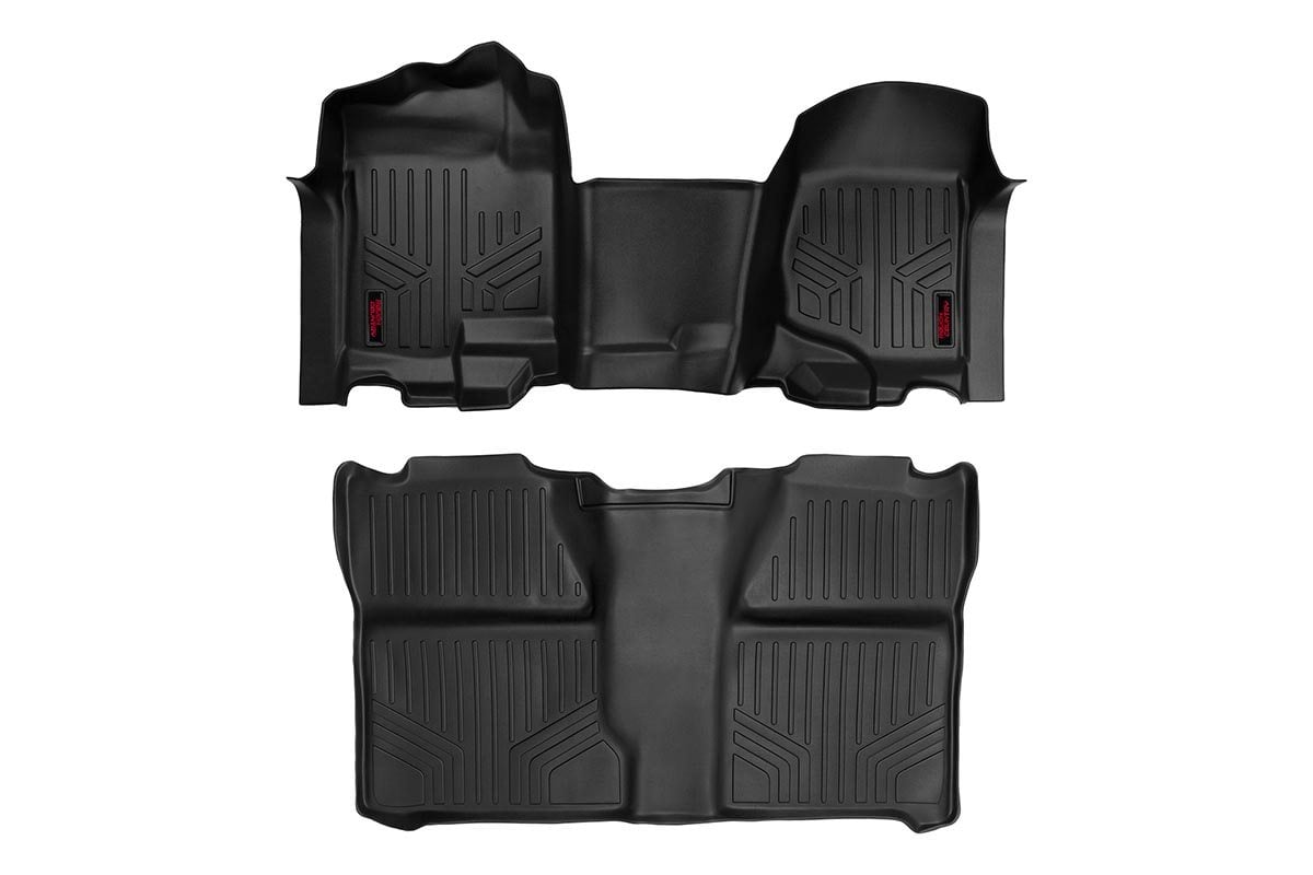 Floor Mats | FR & RR | OV Hump | Crew | Chevy/GMC 1500/2500HD (07-14) | M-21073