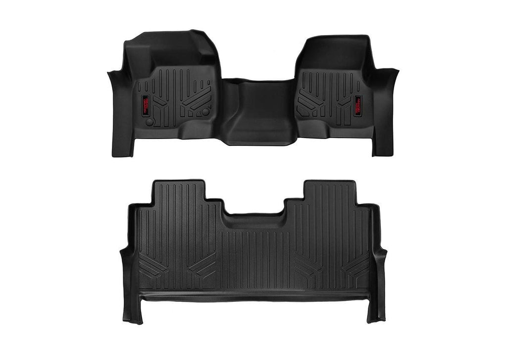Floor Mats | FR & RR | FR Bench | Ford F-250/F-350 Super Duty 2WD/4WD (17-25) | M-51173