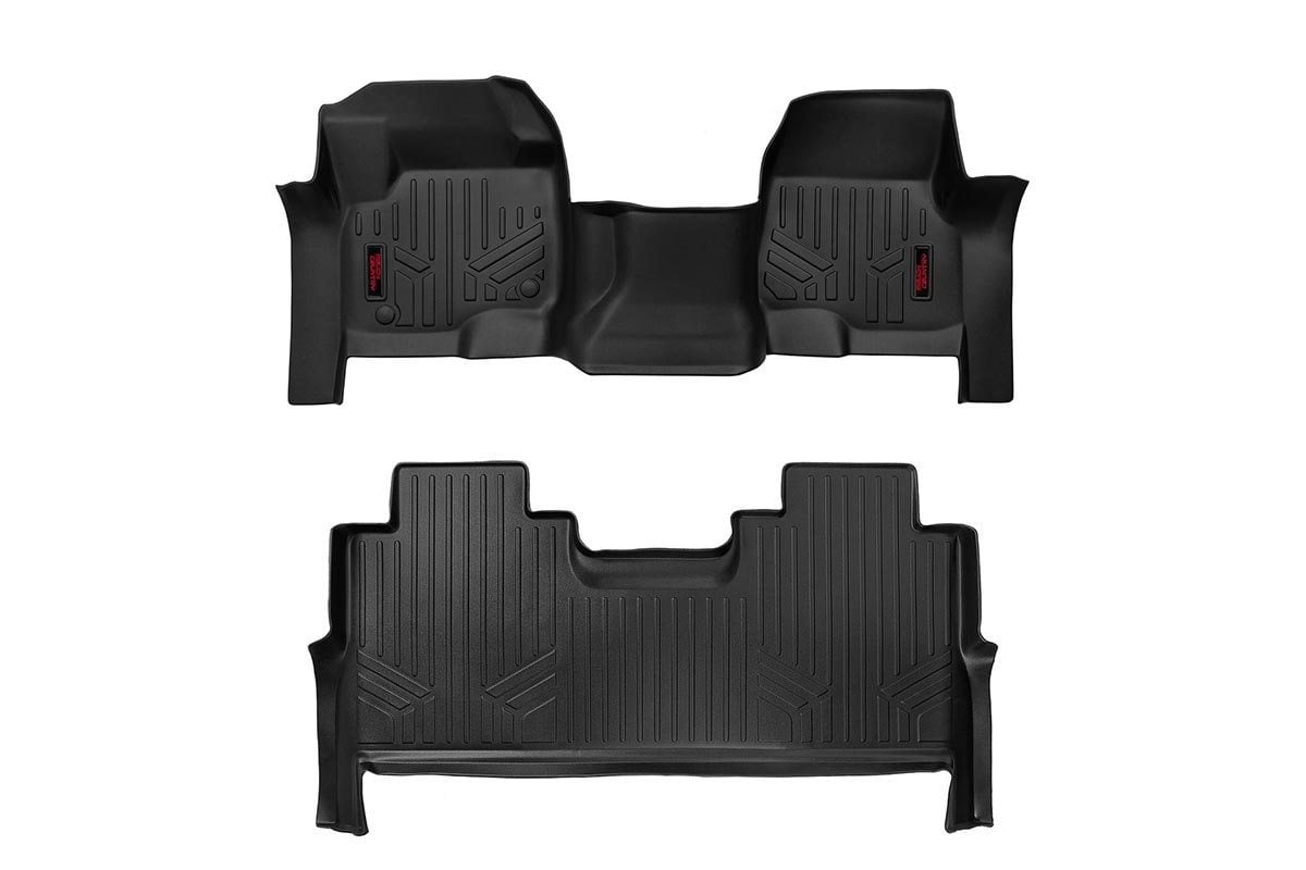Floor Mats | FR & RR | FR Bench | Ford F-250/F-350 Super Duty 2WD/4WD (17-25) | M-51173