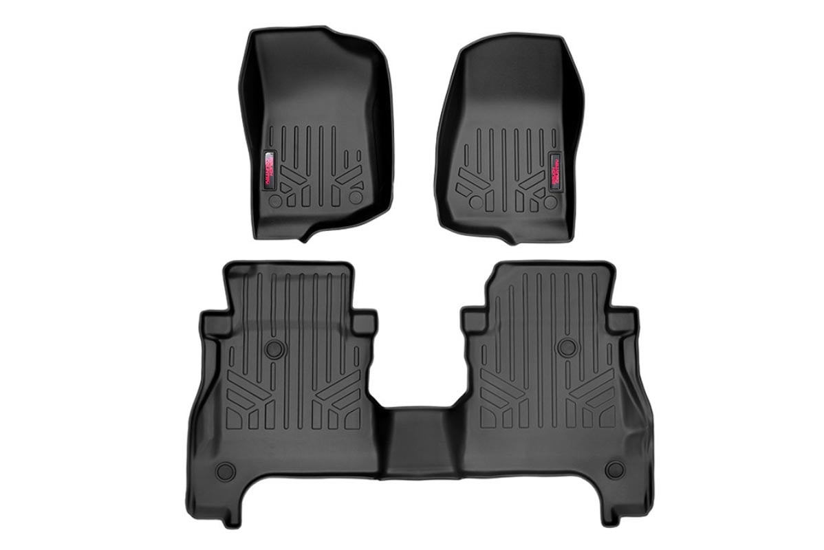 Floor Mats | FR & RR | RR Lockable | Jeep Gladiator JT 4WD (2020-2025) | M-61501
