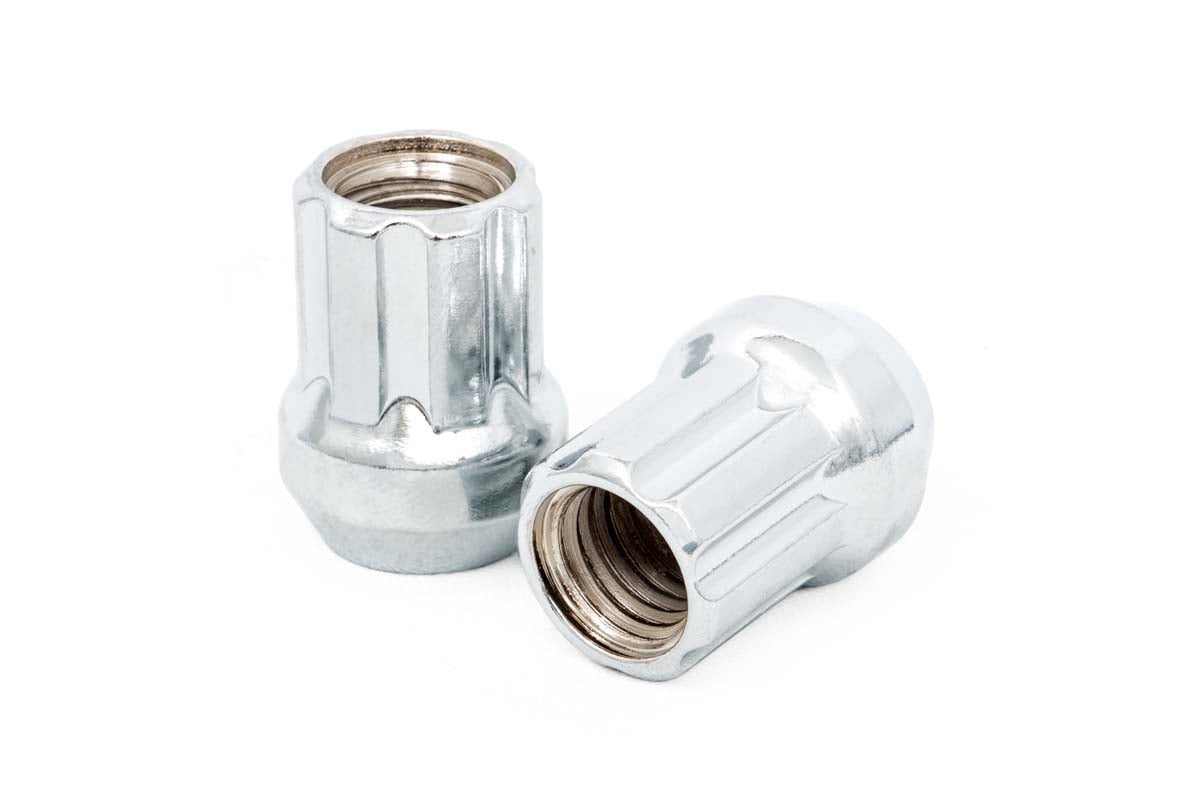 Lug Nut Set | M12x1.25 | 24 Qty | Chrome | Open End | 1212524CHOE