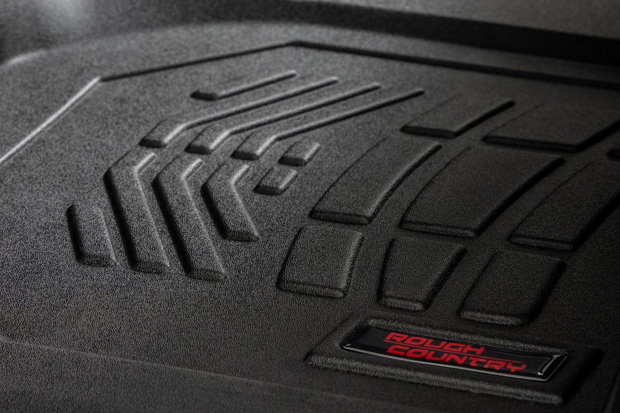 Sure-Fit Floor Mats | FR & RR | FR Over Hump | Crew | Chevy/GMC 1500/2500HD/3500HD (19-25) | SM21613