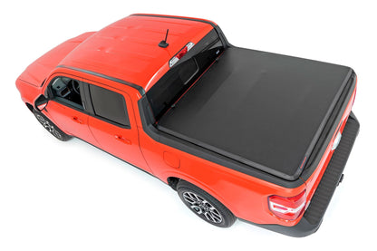 Rough Country | Soft Tri-Fold Bed Cover | 4'6" Bed | Ford Maverick 2WD/4WD (2022-2026) | 41534600A