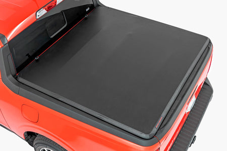 Rough Country | Soft Tri-Fold Bed Cover | 4'6" Bed | Ford Maverick 2WD/4WD (2022-2026) | 41534600A