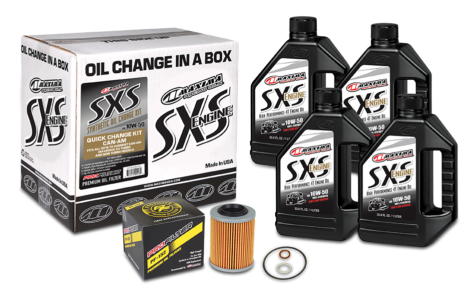 Maxima SXS/UTV Synthetic Quick Oil Change Kit Can-Am - 5W-40 90-469013-CA