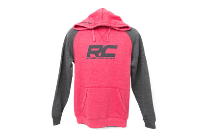 Rough Country | Rough Country Hoodie | Heater | Red/Gray | 3XL | 840833X