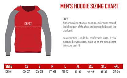 Rough Country | Rough Country Hoodie | Heater | Red/Gray | SM | 84083SM