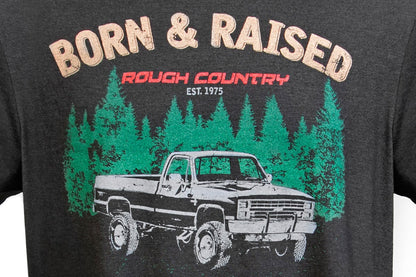 Rough Country | Rough Country T-Shirt | Born & Raised | Black | SM | 84081SM
