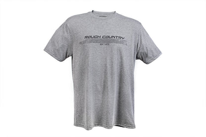 Rough Country | Rough Country T-Shirt | Horizontal Tread | Grey | MD | 84077MM