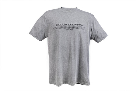 Rough Country | Rough Country T-Shirt | Horizontal Tread | Grey | MD | 84077MM