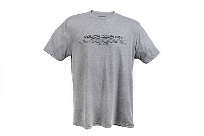 Rough Country | Rough Country T-Shirt | Horizontal Tread | Grey | 3XL | 840773X