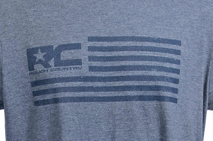 Rough Country | Rough Country T-Shirt | American Flag | Blue | 2XL | 840792X