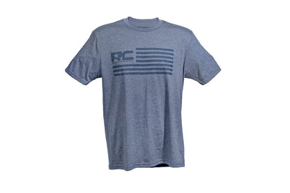 Rough Country | Rough Country T-Shirt | American Flag | Blue | XL | 84079XL