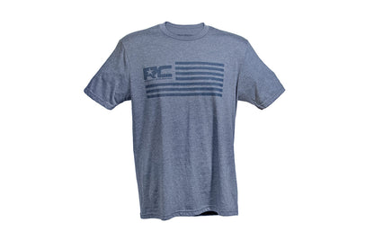 Rough Country | Rough Country T-Shirt | American Flag | Blue | 2XL | 840792X