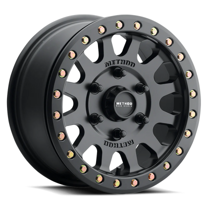Method 401 Matte Black Beadlocks on Maxxis Carnivore Tires – 6/5.5 UTV Wheel & Tire Kit