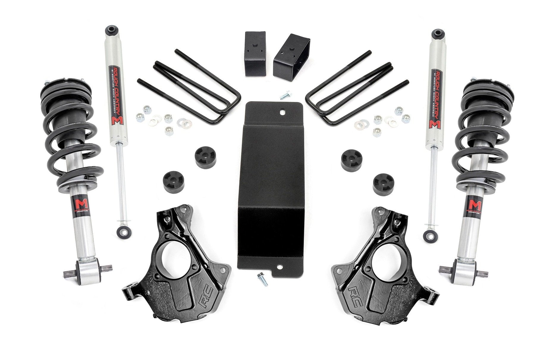 3.5 Inch Lift Kit | Alu/Stamp Steel LCA | M1 Strut | Chevy/GMC 1500 (14-18 & Classic) | 12140