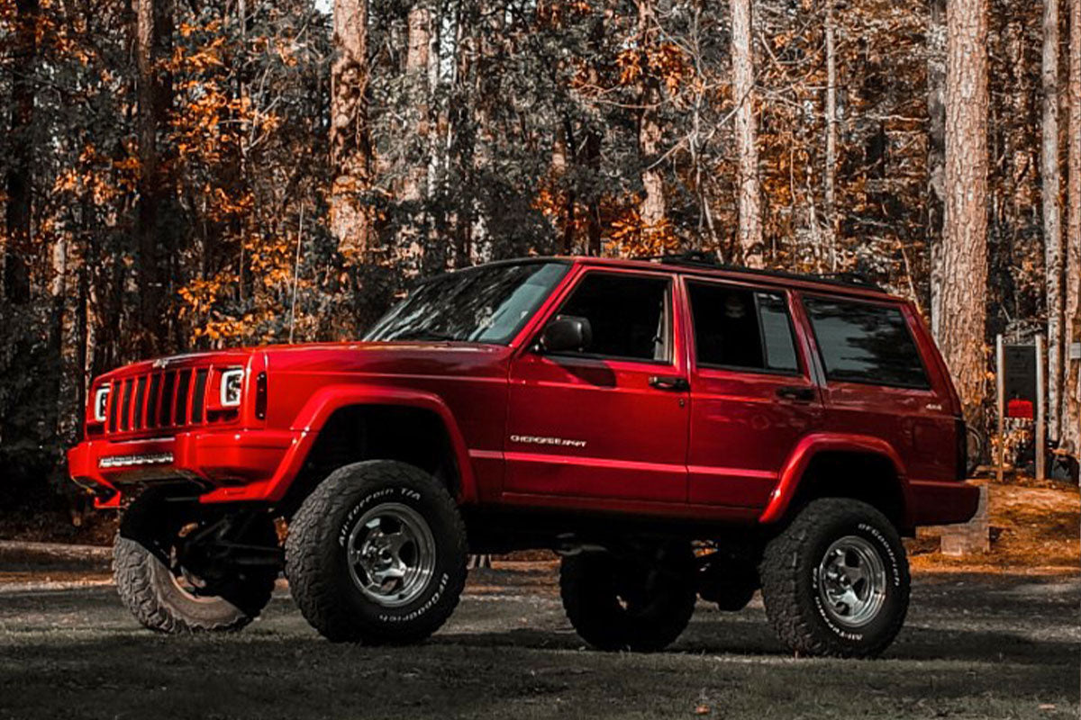 4.5 Inch Lift Kit | RR springs | Jeep Cherokee XJ 2WD/4WD (1984-2001) | 633N2
