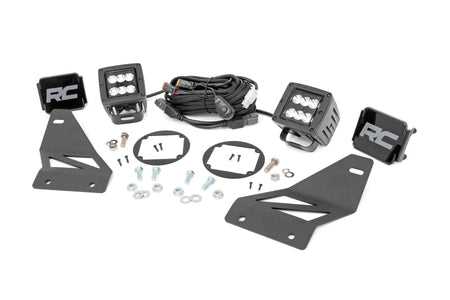 LED Light Kit | Fog Mount | 2" Black Pair | Spot | Nissan Frontier (05-20) | 71023